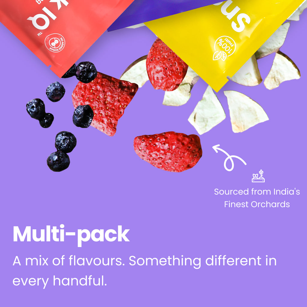 A mix of our best-selling freeze-dried fruits in one box.